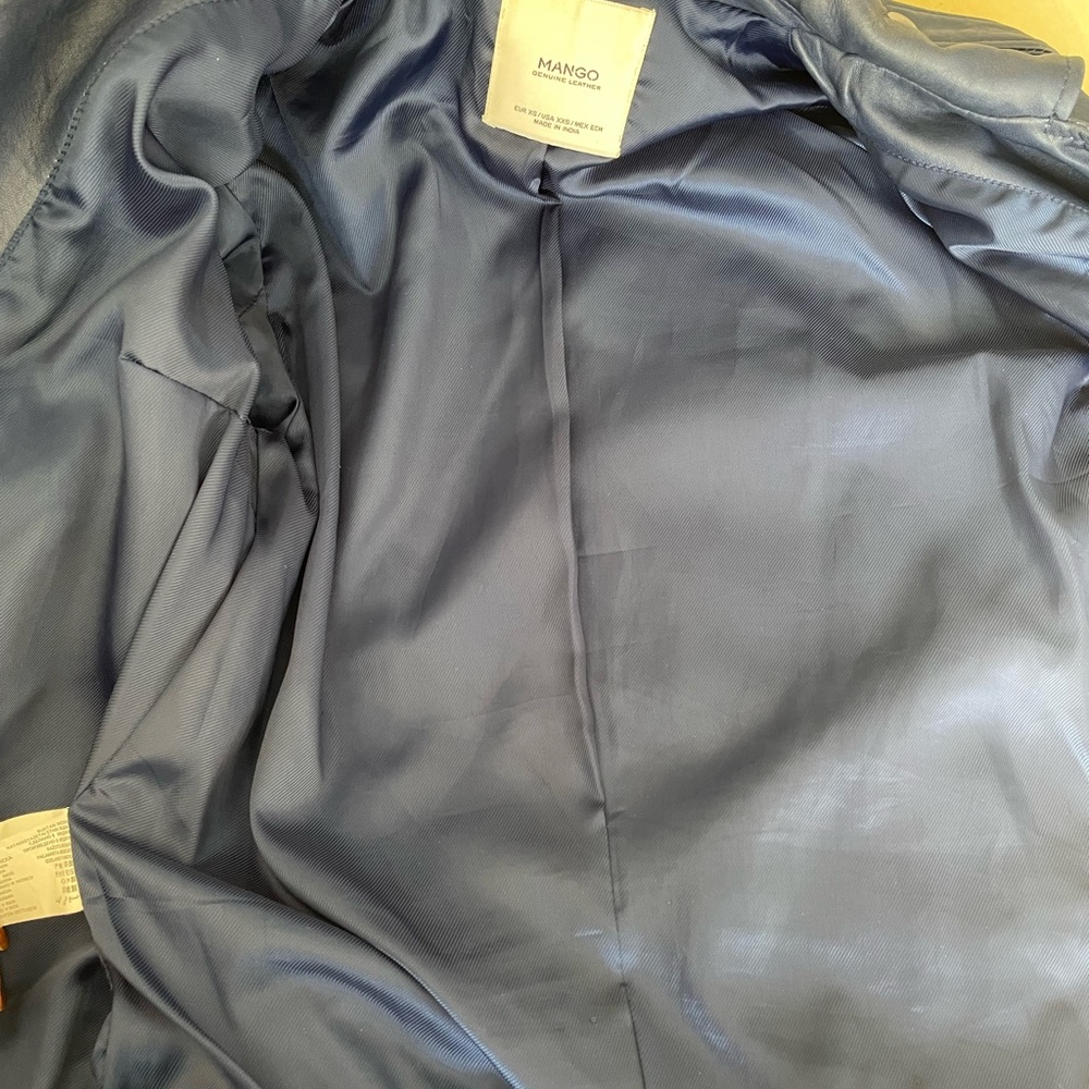 Mango leather jacket - Picture 6 of 7